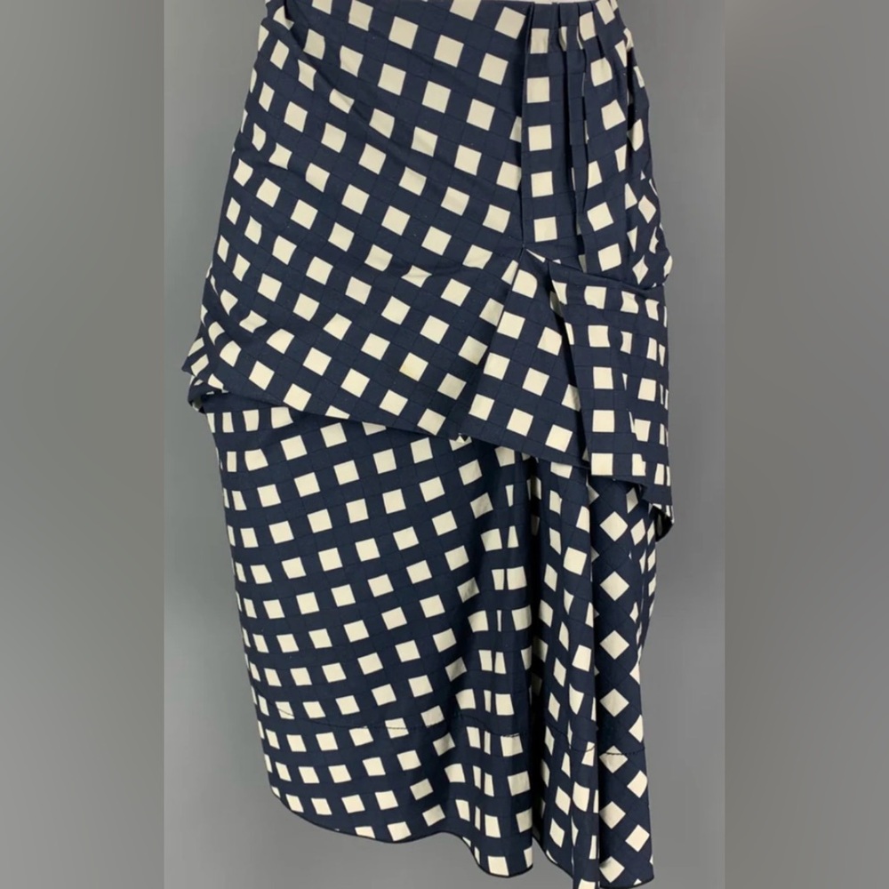 Marc Jacobs Navy and white Check Skirt